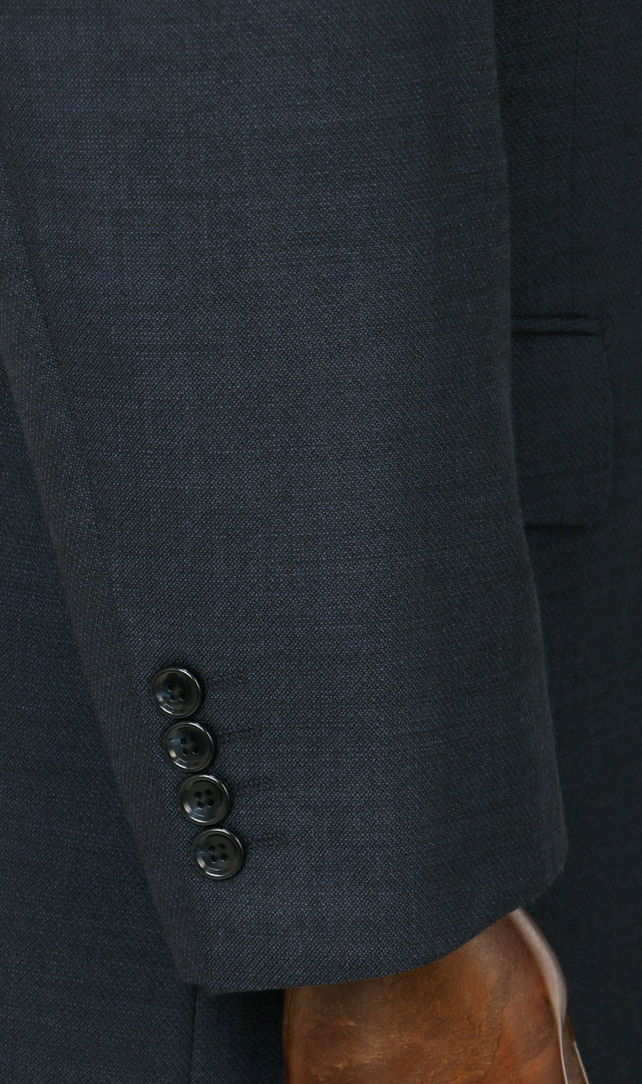 スタンダードスーツ【キング&トール】【Plastics Smart】 ネイビー 体型:E体(大きいサイズ),号数(身長):4号(165cm)