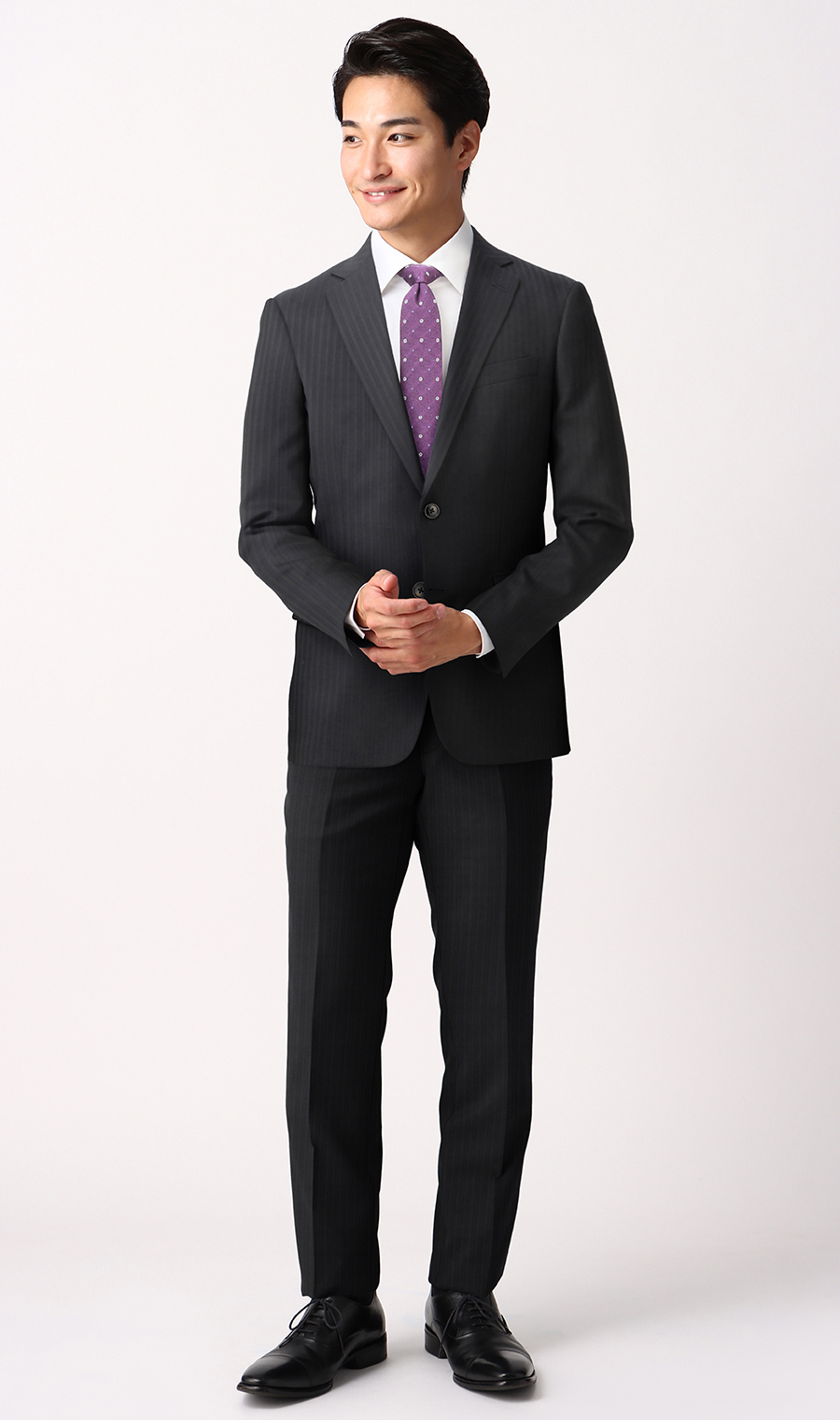 スタイリッシュスーツ《スタイリッシュ》 ネイビー 体型:YA体(スリム型),号数（身長）:4号(165cm)