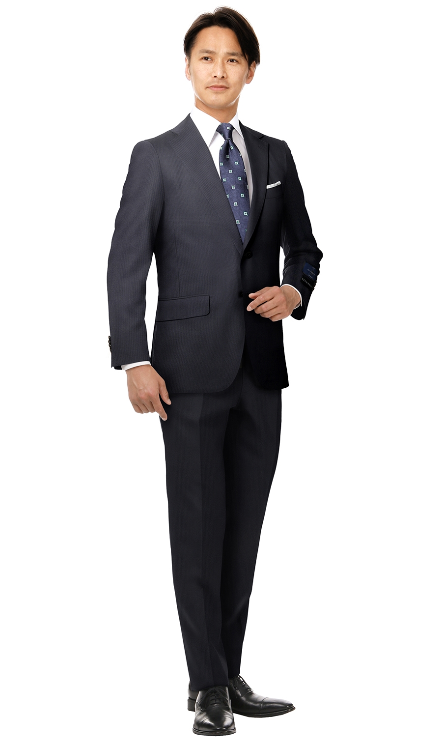 プレミアムスタイリッシュスーツ ネイビー 体型:YA体(スリム型),号数（身長）:5号(170cm)