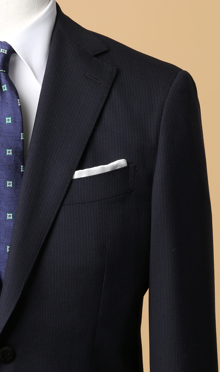 プレミアムスタイリッシュスーツ ネイビー 体型:YA体(スリム型),号数（身長）:5号(170cm)