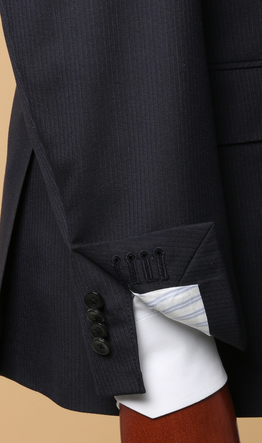 プレミアムスタイリッシュスーツ ネイビー 体型:YA体(スリム型),号数（身長）:5号(170cm)