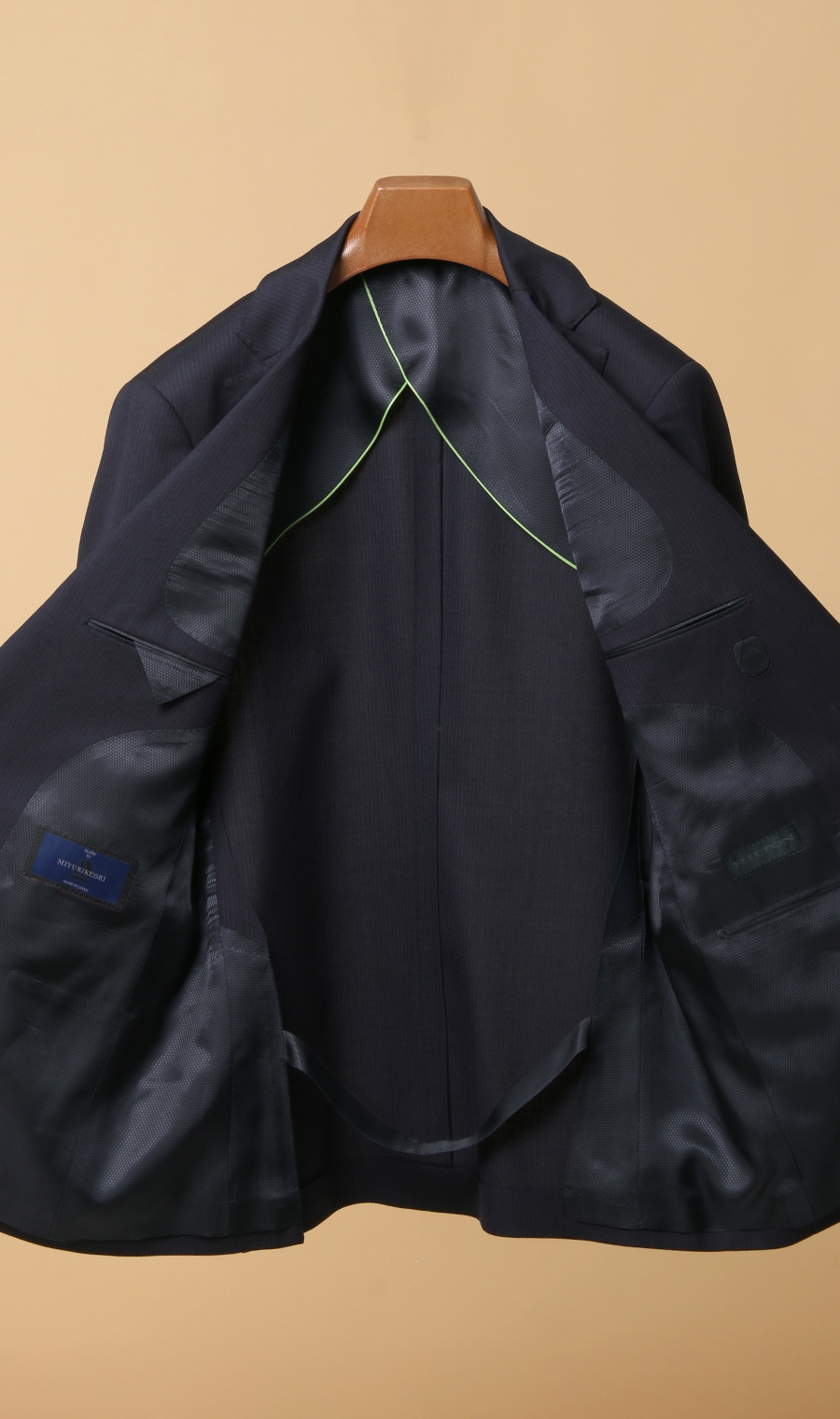 プレミアムスタイリッシュスーツ ネイビー 体型:YA体(スリム型),号数（身長）:5号(170cm)