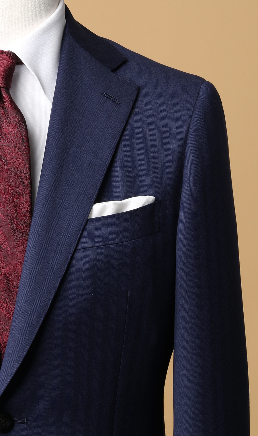 プレミアムスタイリッシュスーツ ブルー 体型:YA体(スリム型),号数（身長）:7号(180cm)