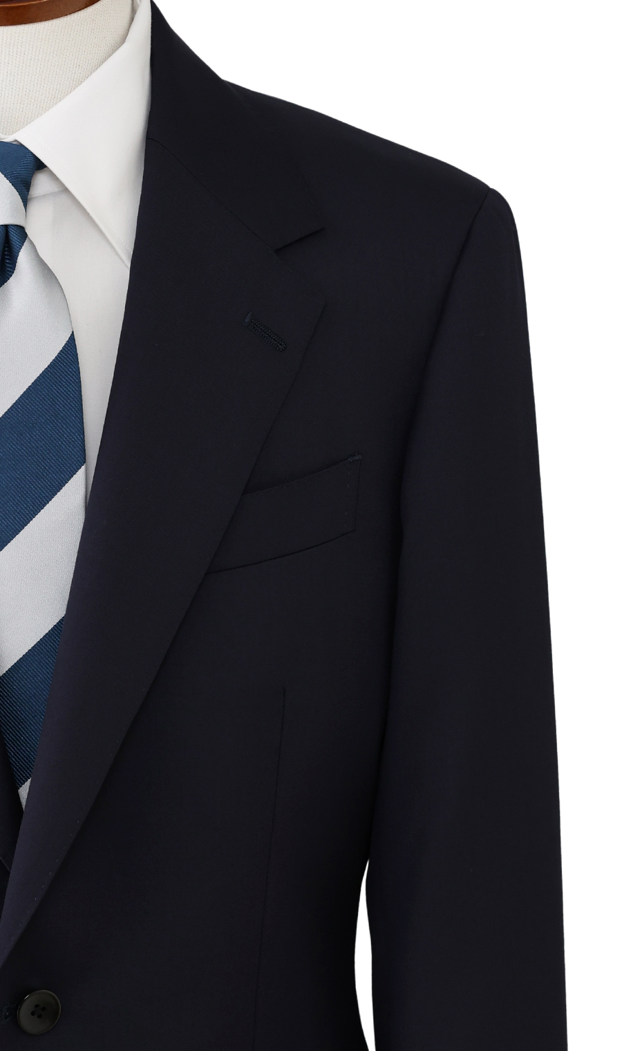 プレミアムスタイリッシュスーツ【CANONICO】【Super110's】 ネイビー 体型:A体(標準型),号数（身長）:4号(165cm)