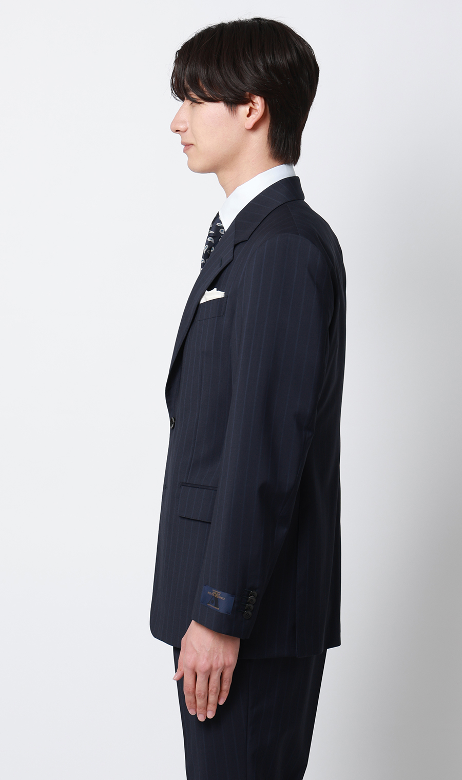 プレミアムスタイリッシュスーツ【MARLANE】 ネイビー 体型:A体(標準型),号数(身長):4号(165cm)