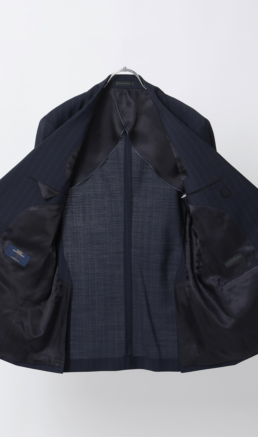 プレミアムスタイリッシュスーツ【MARLANE】 ネイビー 体型:A体(標準型),号数(身長):4号(165cm)