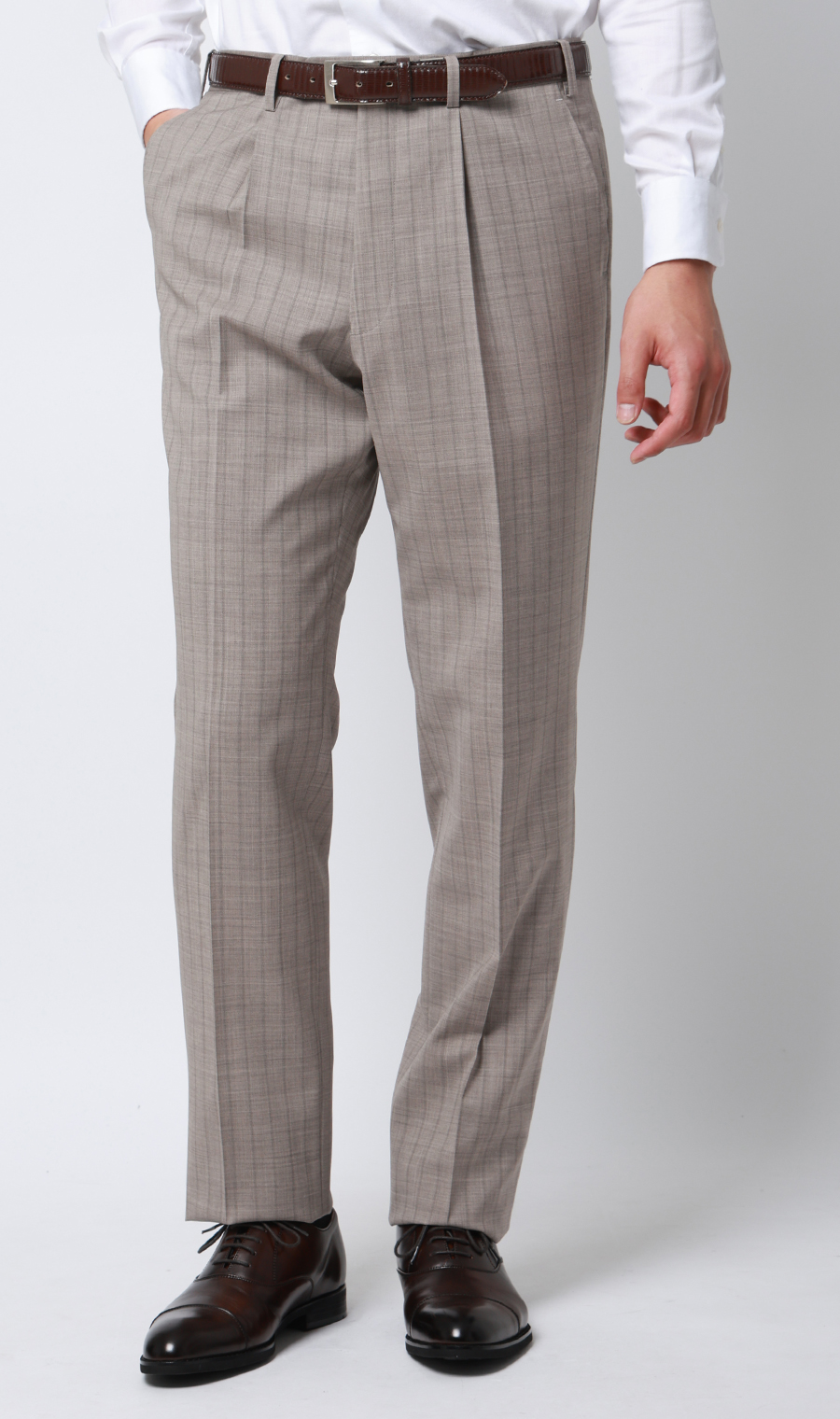 プレミアムスタイリッシュスーツ【MARLANE】 ベージュ 体型:A体(標準型),号数（身長）:4号(165cm)