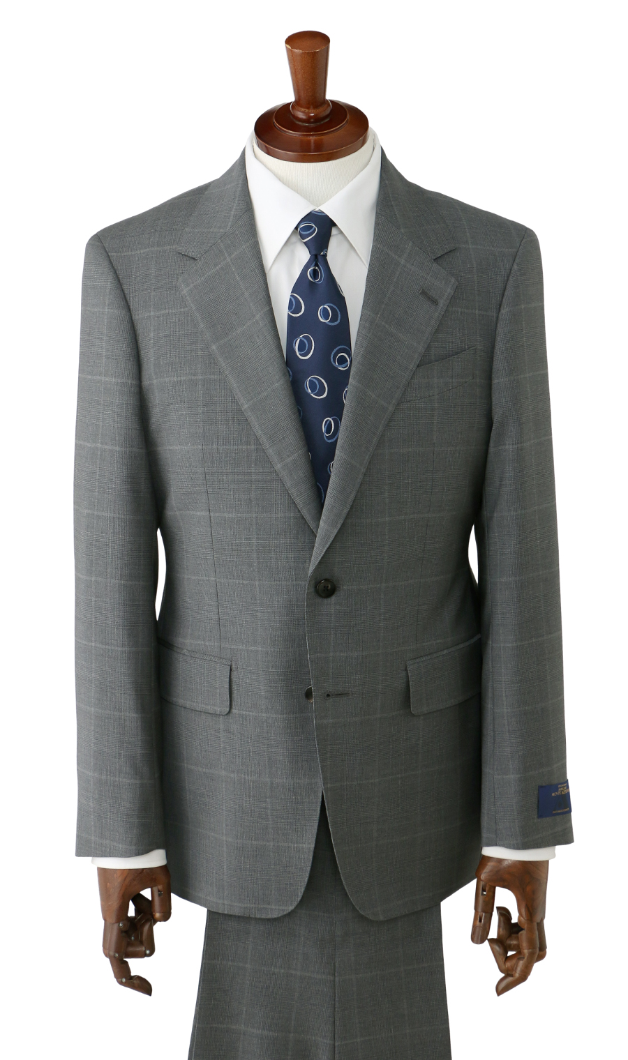 プレミアムスタイリッシュスーツ【MARLANE】 グレー 体型:A体(標準型),号数(身長):4号(165cm)