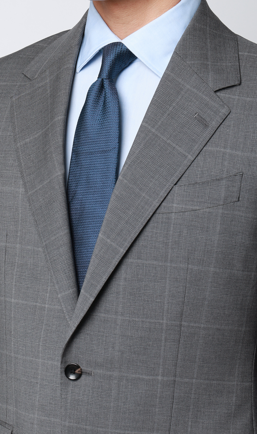プレミアムスタイリッシュスーツ【MARLANE】 グレー 体型:A体(標準型),号数（身長）:5号(170cm)