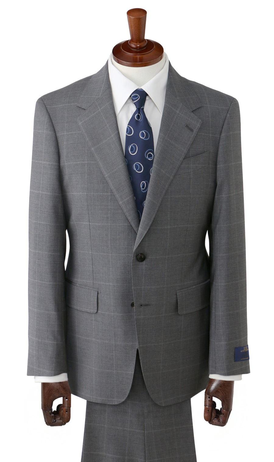 プレミアムスタイリッシュスーツ【MARLANE】 グレー 体型:A体(標準型),号数（身長）:5号(170cm)