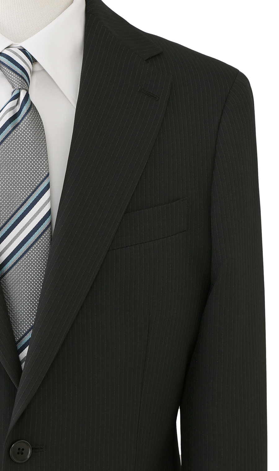 スタイリッシュスーツ【ウォッシャブル】 ブラック 体型:YA体(スリム型),号数（身長）:3号(160cm)