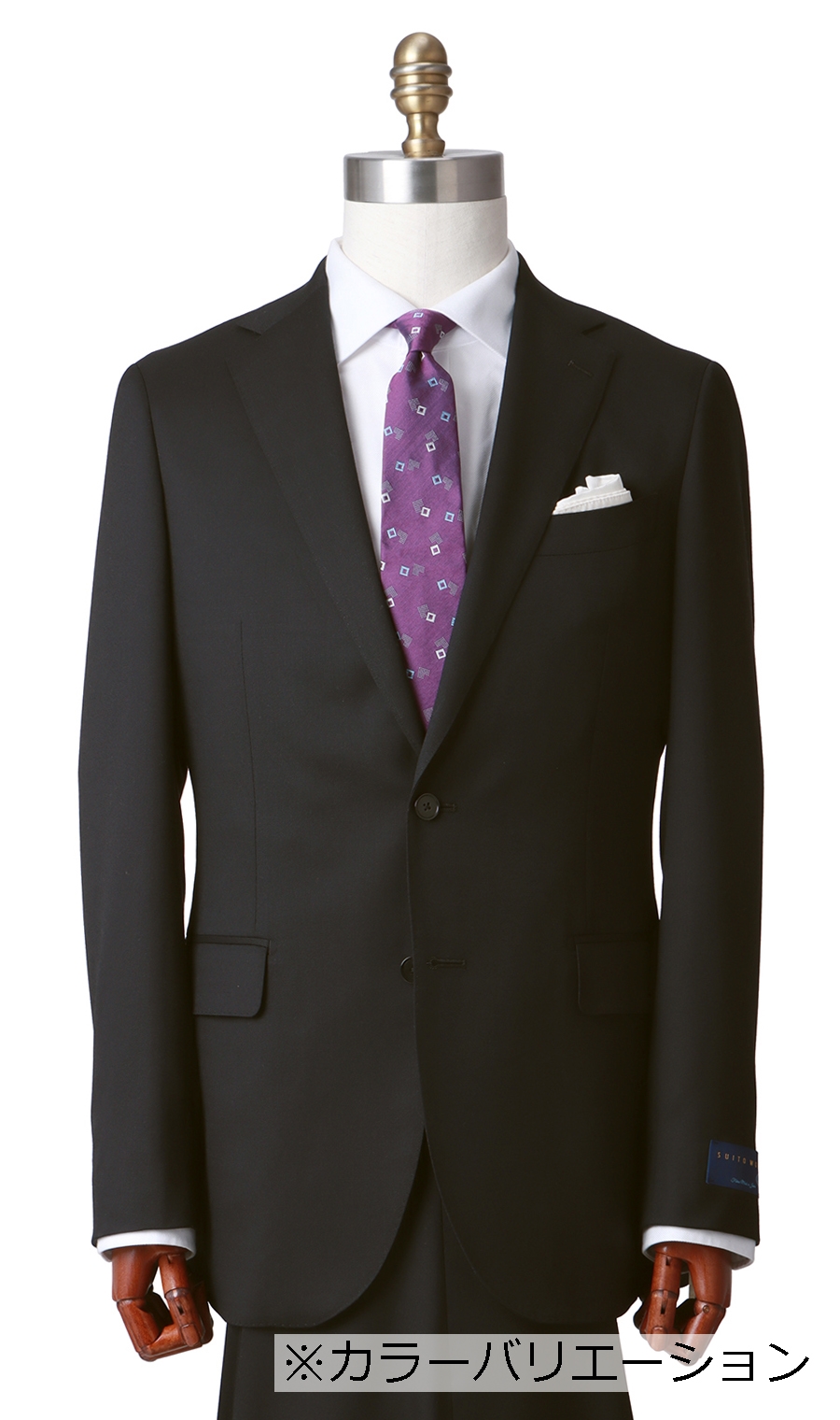 プレミアムスタイリッシュスーツ《SUITO WOOL》 ライトグレー 体型:AB体(がっちり型),号数（身長）:4号(165cm)