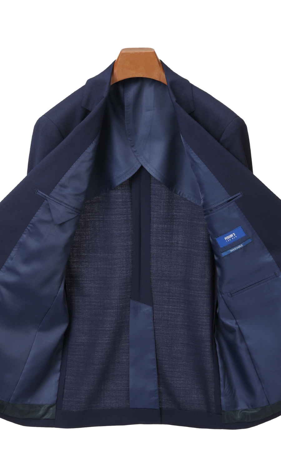 スタイリッシュスーツ《ウォッシャブル》 ネイビー 体型:YA体(スリム型),号数(身長):4号(165cm)