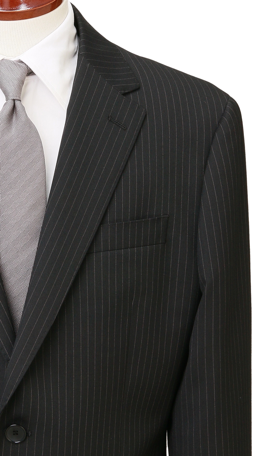 スタイリッシュスーツ《ウォッシャブル》《Plastics Smart》 ブラック 体型:AB体(がっちり型),号数（身長）:3号(160cm)