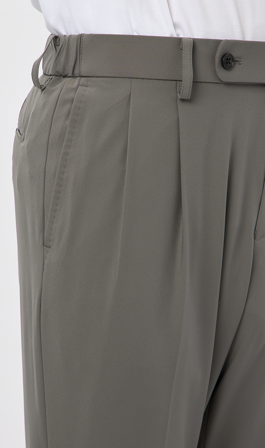 プレミアムスタイリッシュスーツ【冷感】 グレー 体型:YA体(スリム型),号数（身長）:3号(160cm)