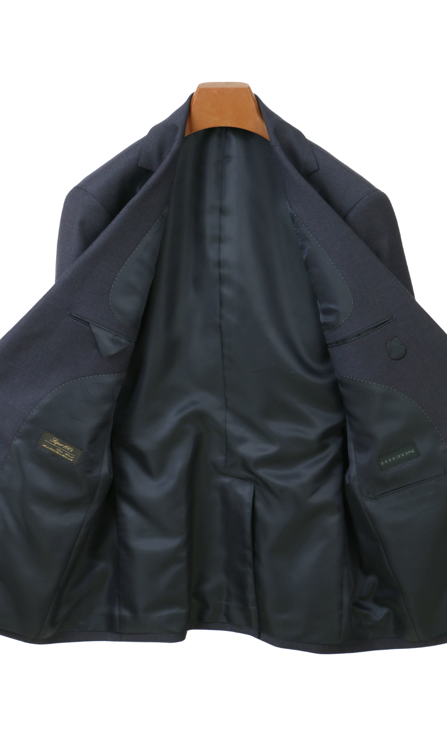 プレミアムスタイリッシュスーツ【Super100’s】 ネイビー 体型:YA体(スリム型),号数（身長）:3号(160cm)