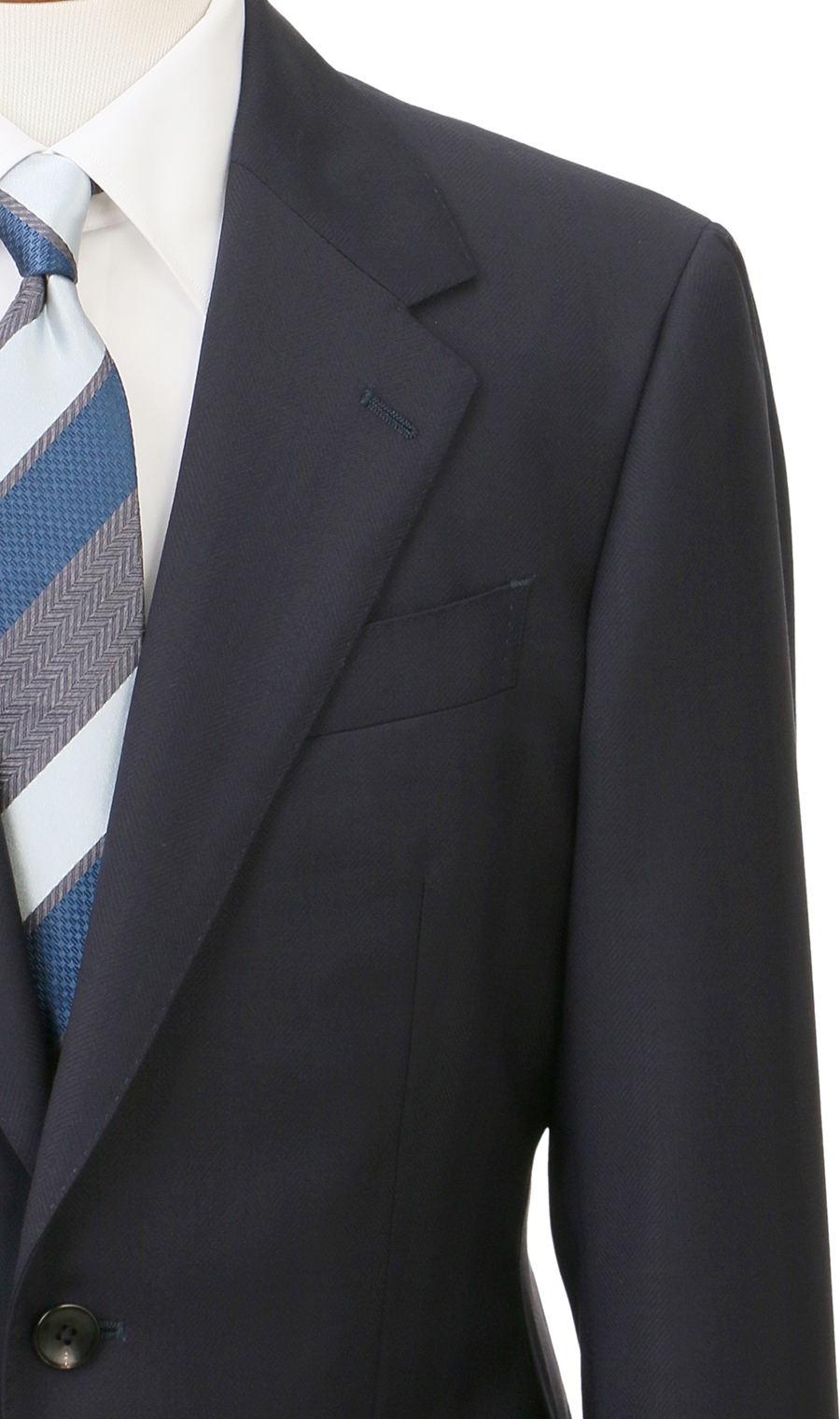 プレミアムスタイリッシュスーツ【Marzotto】 ネイビー 体型:A体(標準型),号数(身長):5号(170cm)