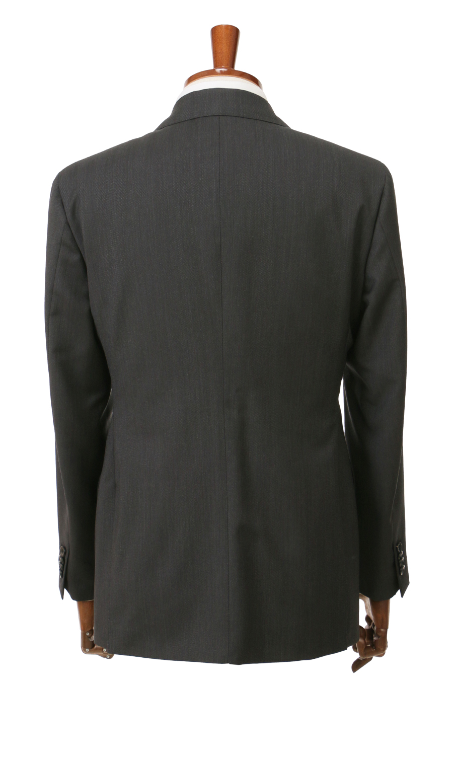 プレミアムスタイリッシュスーツ【Marzotto】 チャコール 体型:A体(標準型),号数（身長）:5号(170cm)