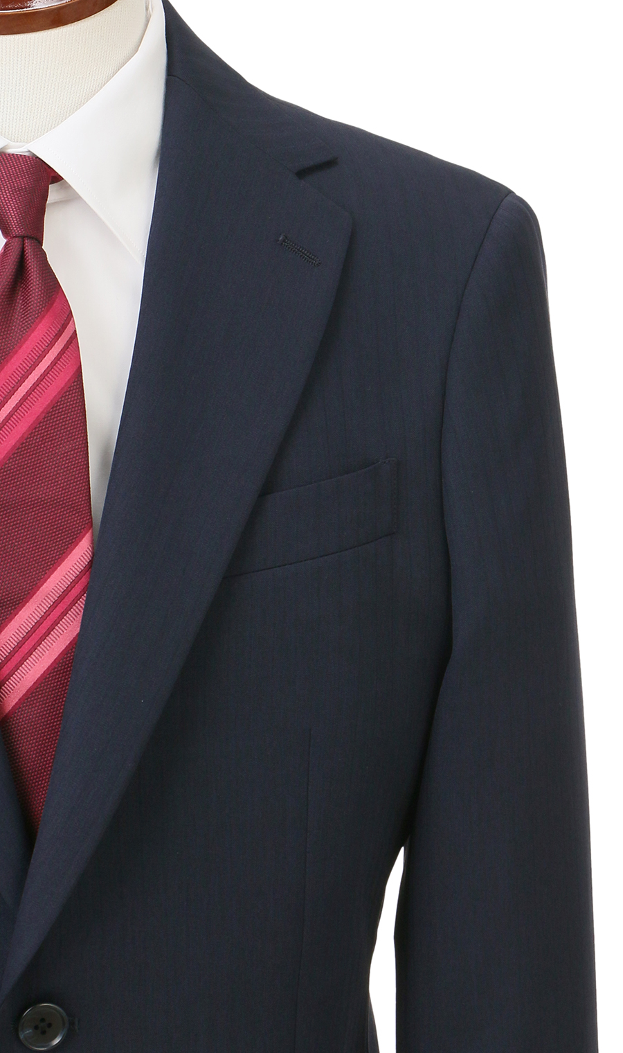 スタイリッシュスーツ【ウォッシャブル】 ネイビー 体型:YA体(スリム型),号数（身長）:3号(160cm)