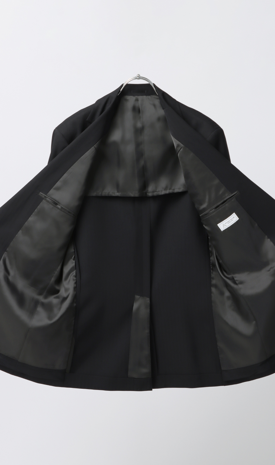 スタイリッシュスーツ【ウォッシャブル】 ブラック系 体型:YA体(スリム型),号数（身長）:3号(160cm)