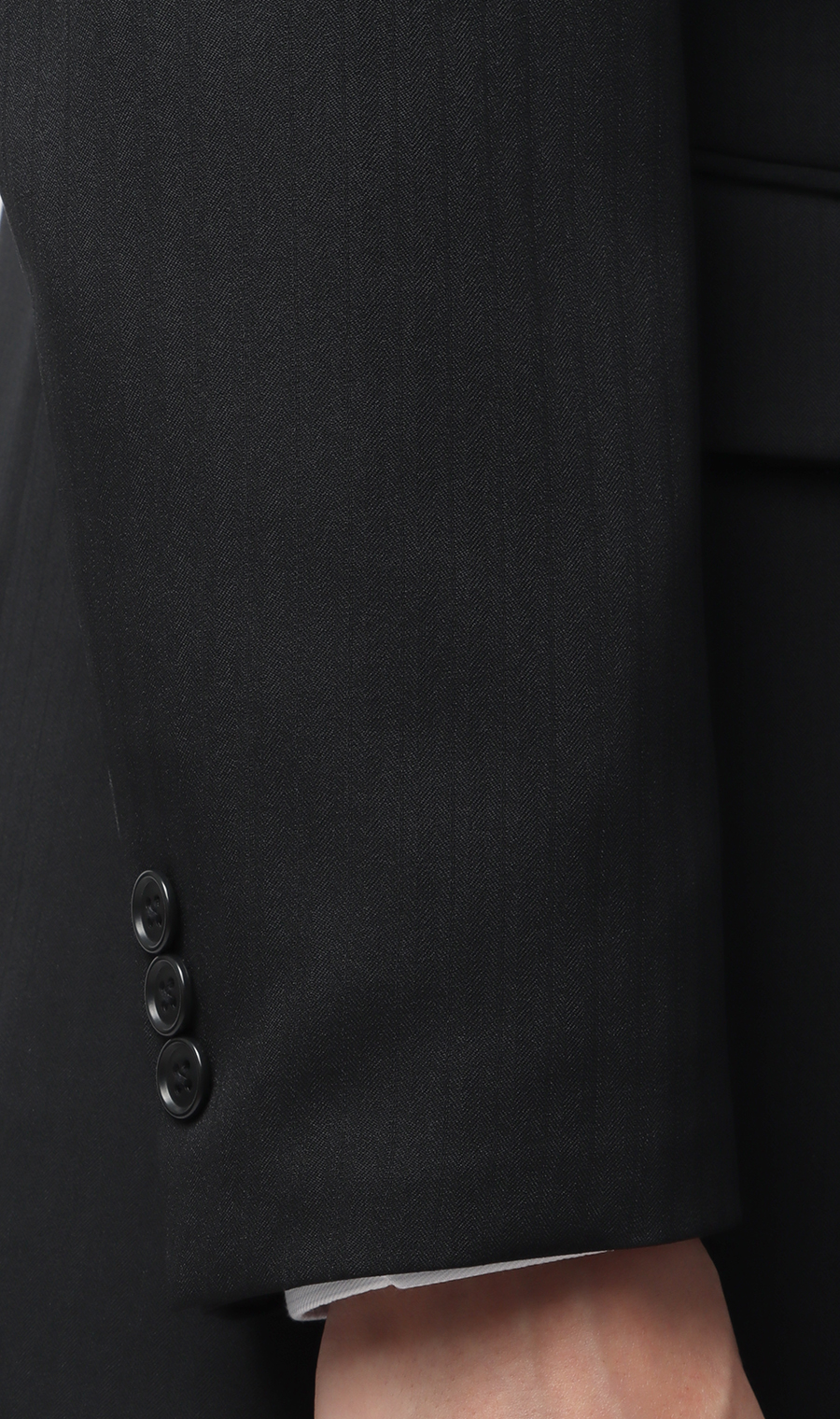 スタイリッシュスーツ【ウォッシャブル】 ブラック系 体型:YA体(スリム型),号数（身長）:3号(160cm)