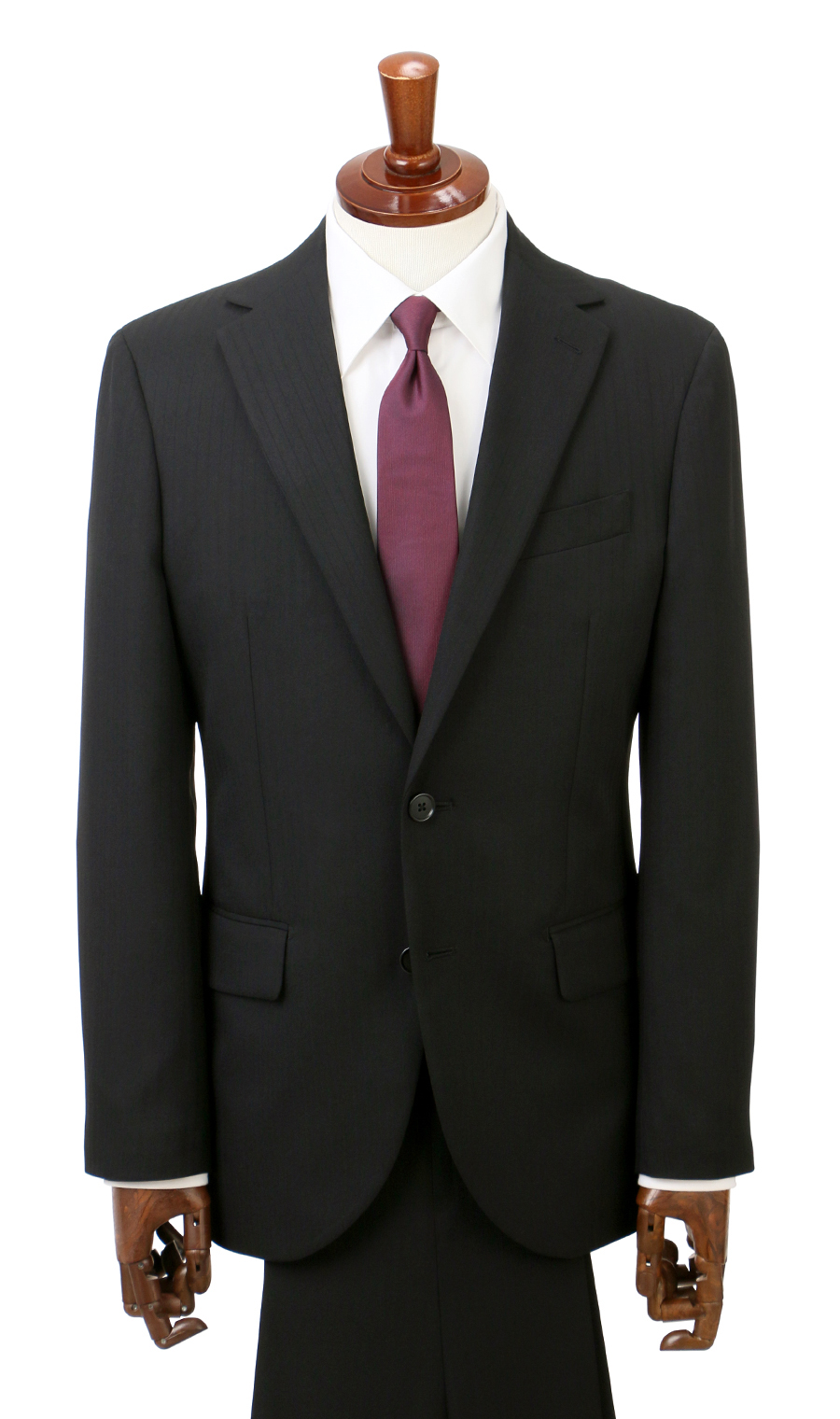 スタイリッシュスーツ【ウォッシャブル】 ブラック系 体型:YA体(スリム型),号数（身長）:3号(160cm)