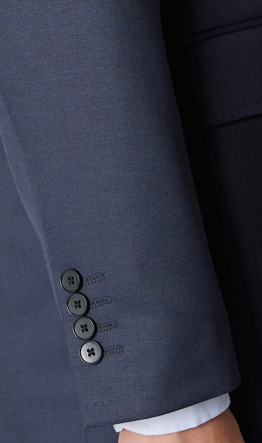 スタイリッシュスーツ【肩くるしくないスーツ】【Plastics Smart】 ネイビー 体型:BE体(ゆったり型),号数(身長):6号(175cm)