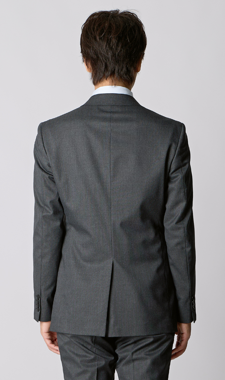 スタイリッシュスーツ【肩くるしくないスーツ】【Plastics Smart】 チャコール 体型:YA体(スリム型),号数(身長):4号(165cm)