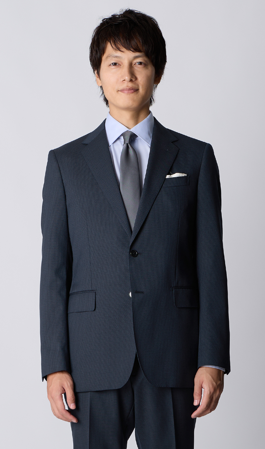 スタイリッシュスーツ【Plastics Smart】 ネイビー 体型:YA体(スリム型),号数(身長):3号(160cm)