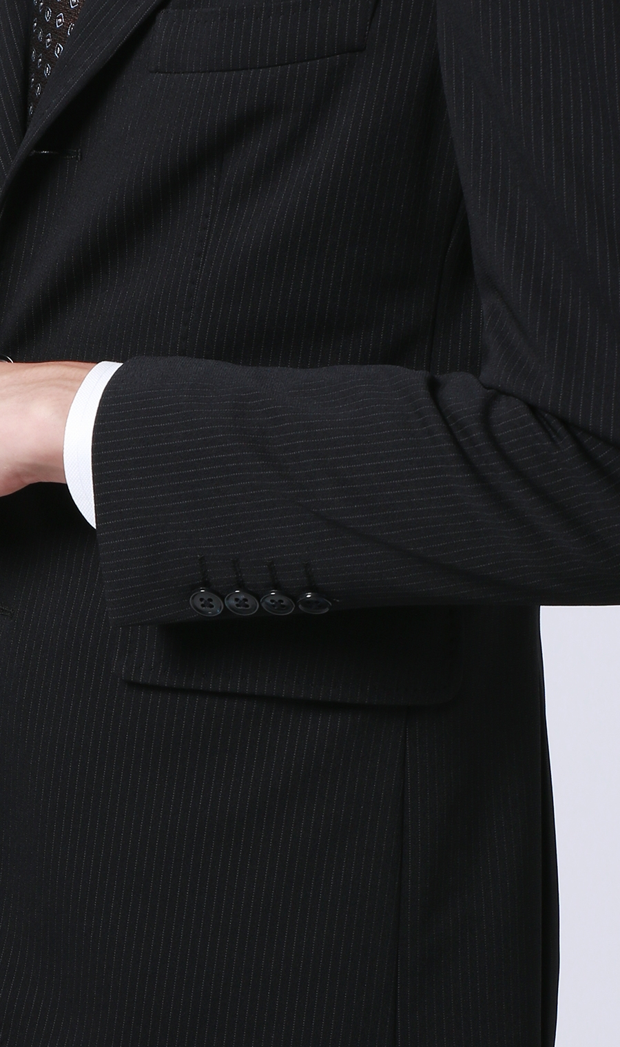 スタイリッシュスーツ《ACTIVEXPAND》 ブラック 体型:YA体(スリム型),号数(身長):4号(165cm)