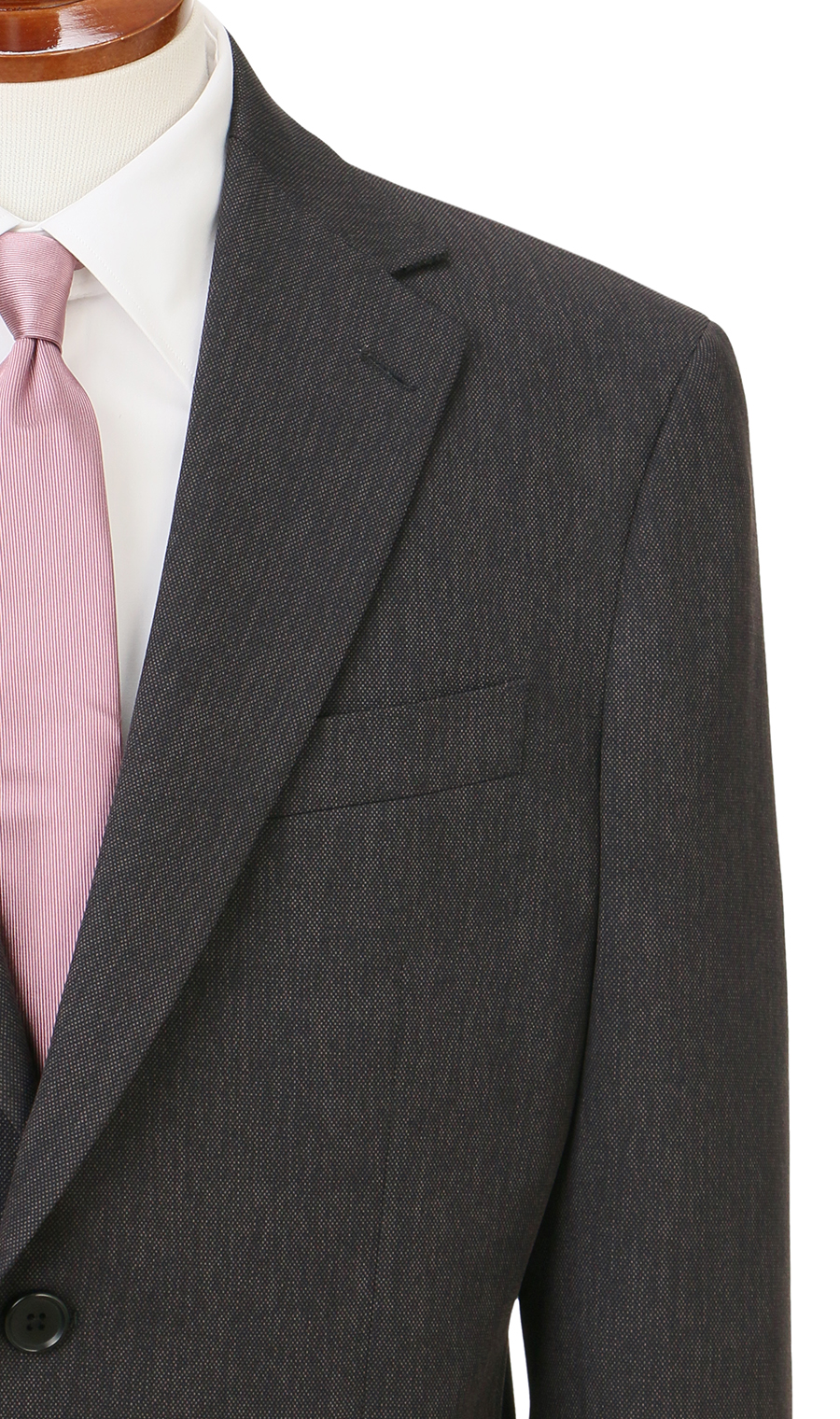 スタイリッシュスーツ【ウォッシャブル】 グレー 体型:AB体(がっちり型),号数（身長）:3号(160cm)