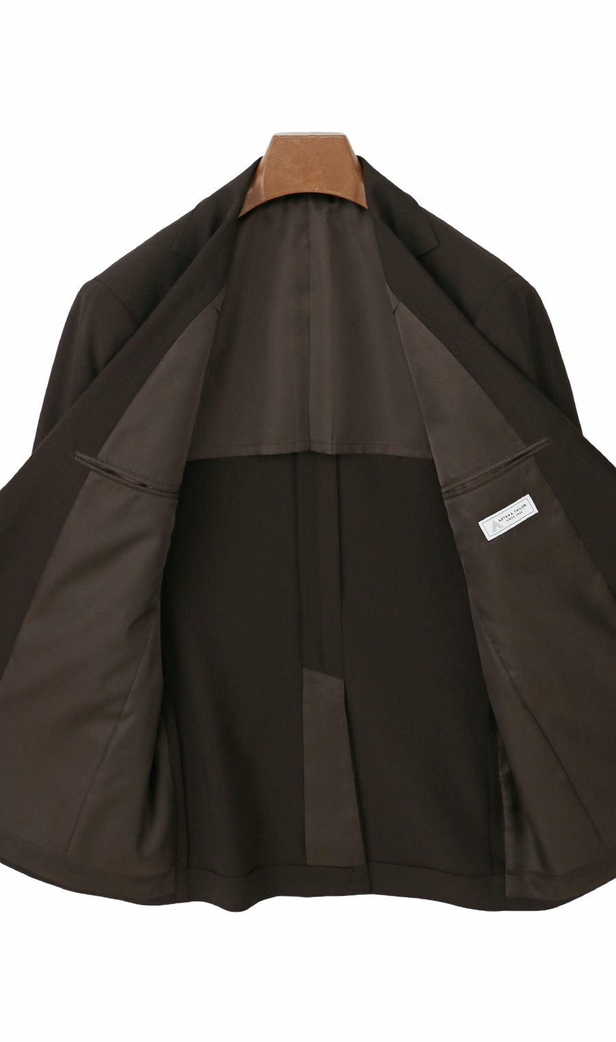 スタイリッシュスーツ【ウォッシャブル】 ブラウン 体型:YA体(スリム型),号数（身長）:4号(165cm)