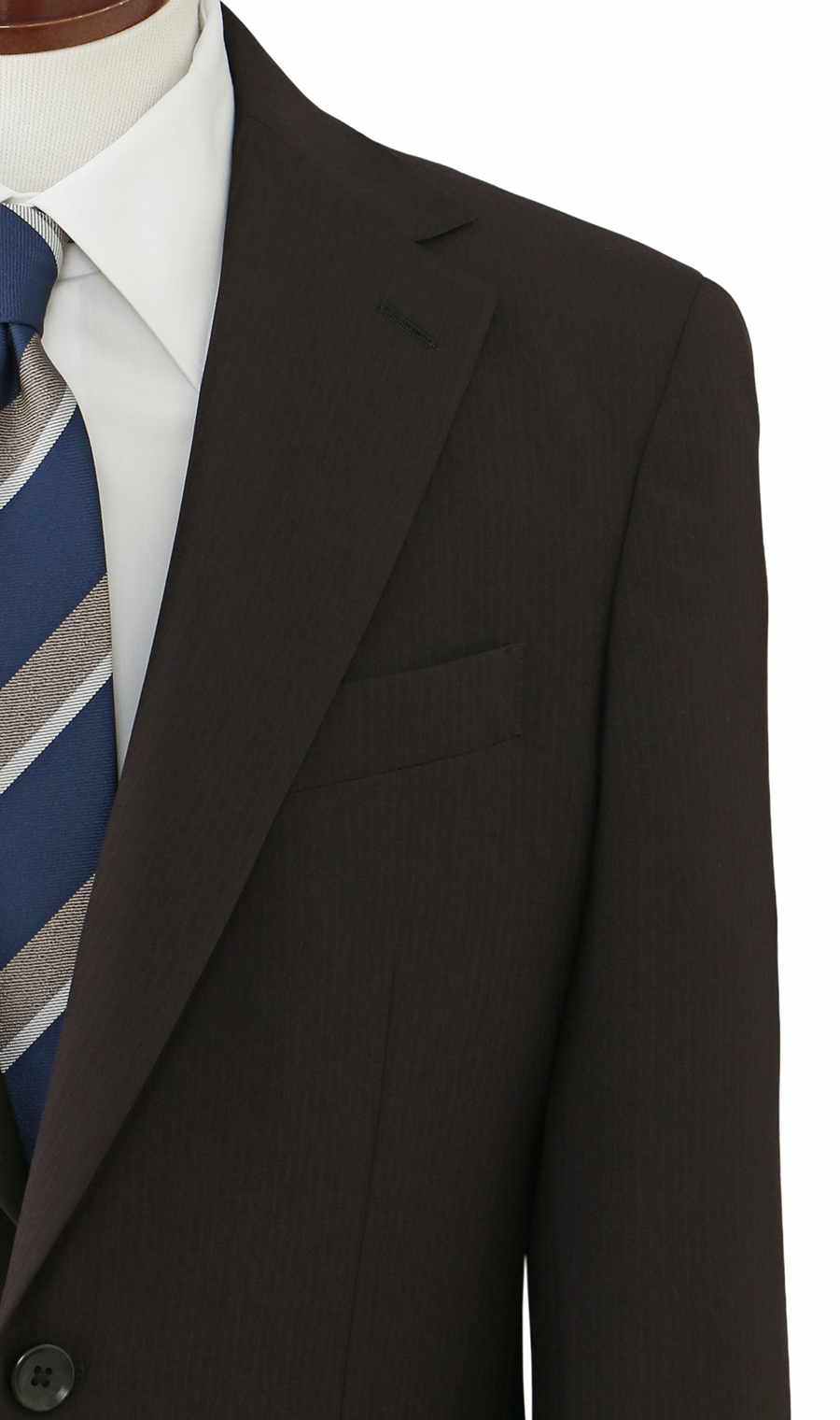 スタイリッシュスーツ【ウォッシャブル】 ブラウン 体型:YA体(スリム型),号数（身長）:4号(165cm)