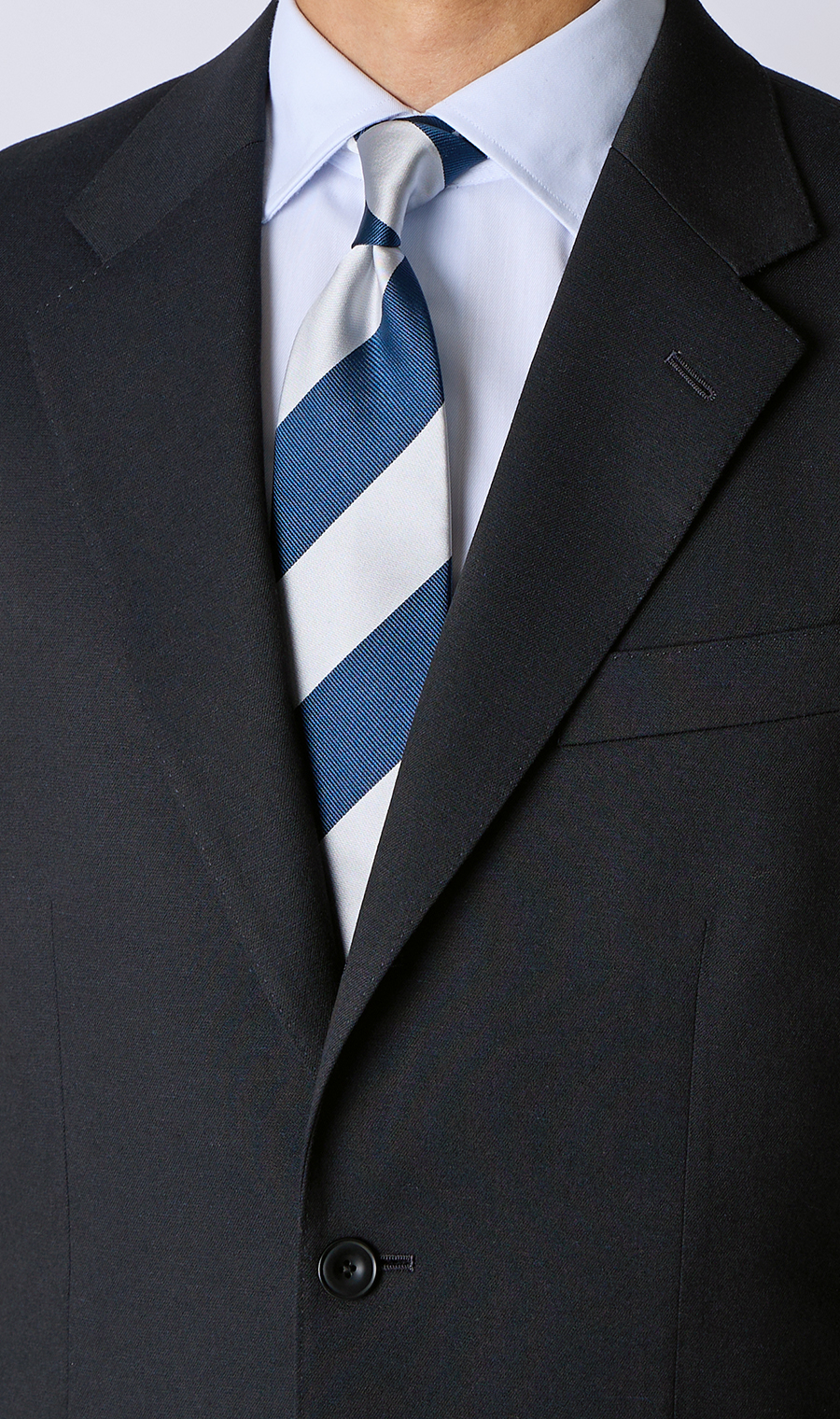 スタイリッシュスーツ【3ボタン段返り】【WEAR SHiFT】 ネイビー 体型:YA体(スリム型),号数（身長）:3号(160cm)