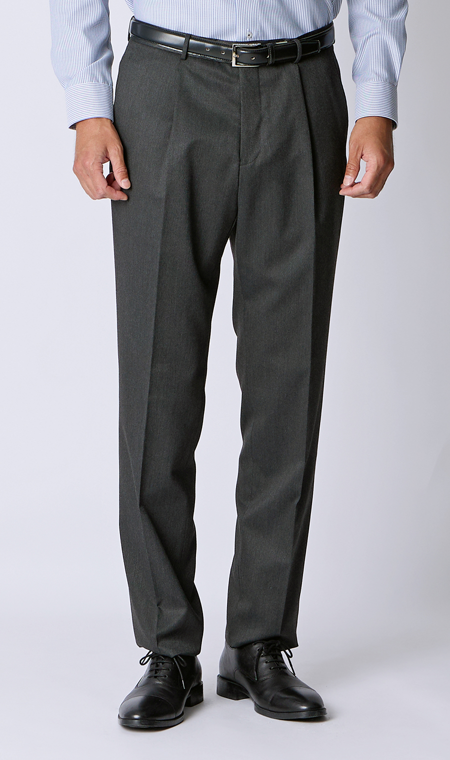 时尚套装 【3颗钮扣反折】 【WEAR SHiFT】 炭灰色体型:YA体 (修身型)，号数 (身高) :3号 (160cm)