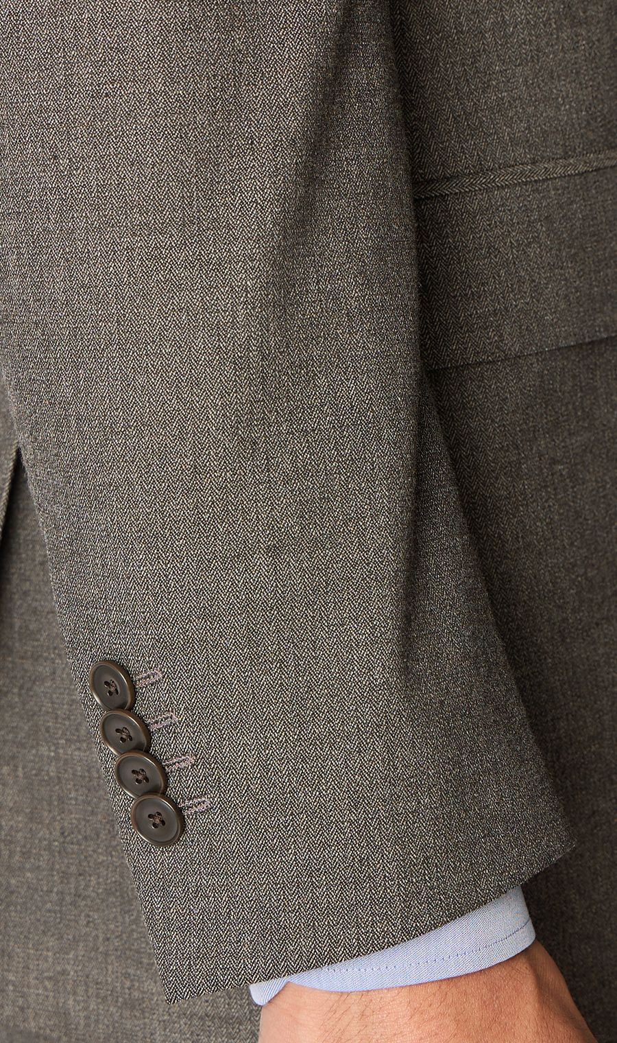 スタイリッシュスーツ【3ボタン段返り】【WEAR SHiFT】 ブラウン 体型:A体(標準型),号数（身長）:4号(165cm)