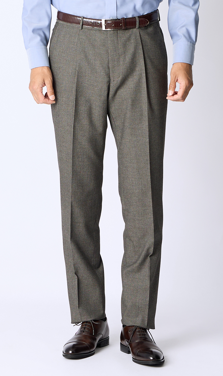 スタイリッシュスーツ【3ボタン段返り】【WEAR SHiFT】 ブラウン 体型:A体(標準型),号数（身長）:4号(165cm)