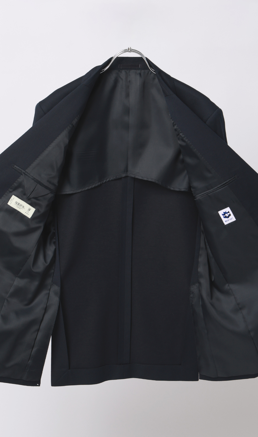 スタイリッシュスーツ【WEAR SHiFT】 ネイビー 体型:YA体(スリム型),号数（身長）:4号(165cm)