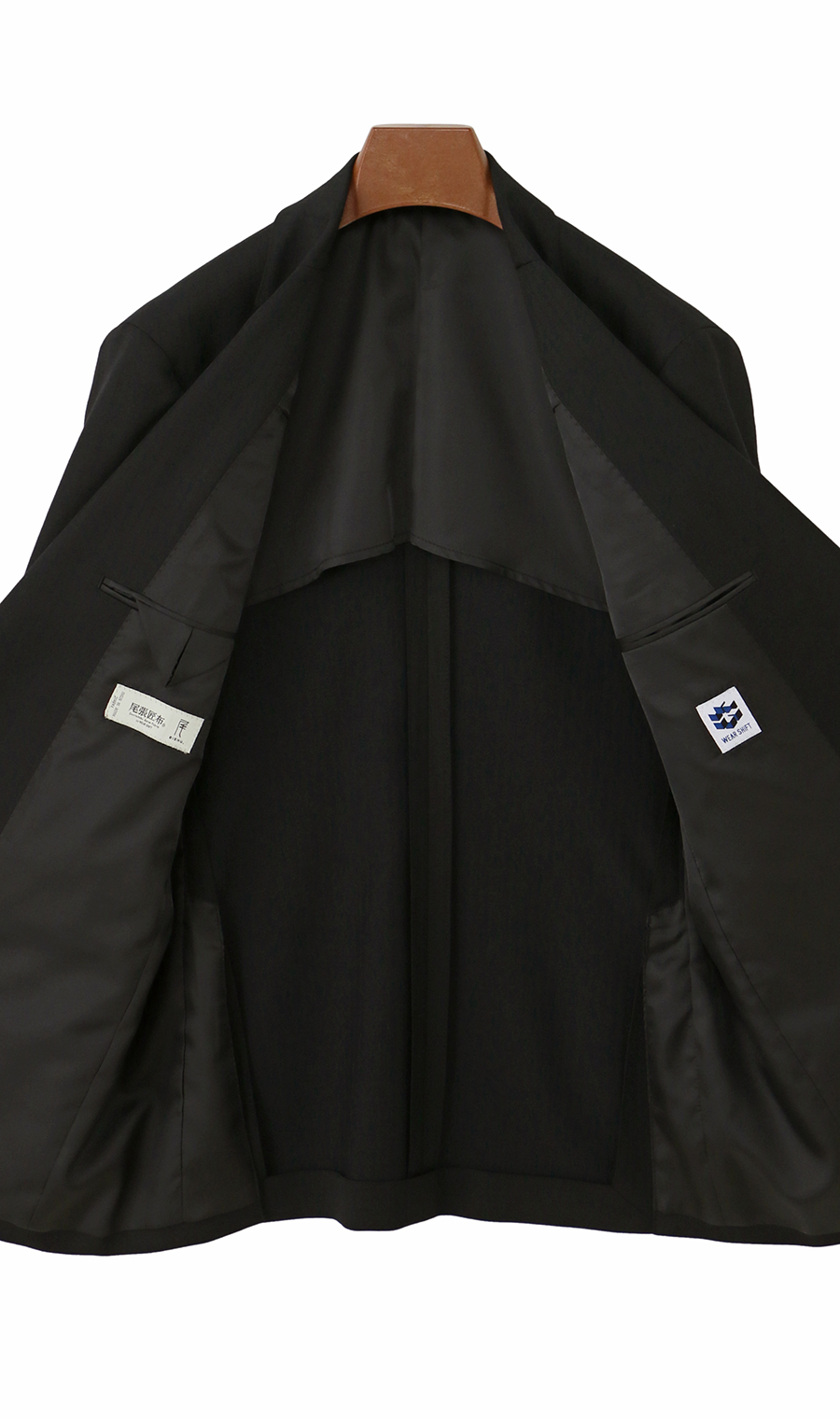スタイリッシュスーツ【WEAR SHiFT】 ブラック 体型:A体(標準型),号数(身長):5号(170cm)