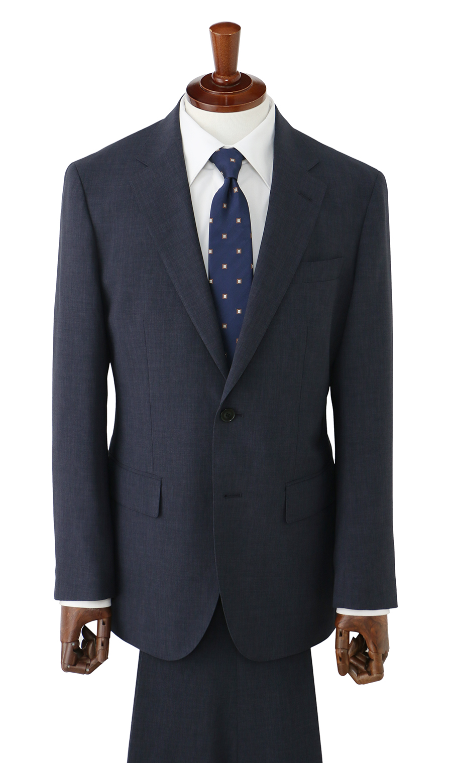 スタイリッシュスーツ【WEAR SHiFT】【ウォッシャブル】 ブルー 体型:YA体(スリム型),号数(身長):3号(160cm)