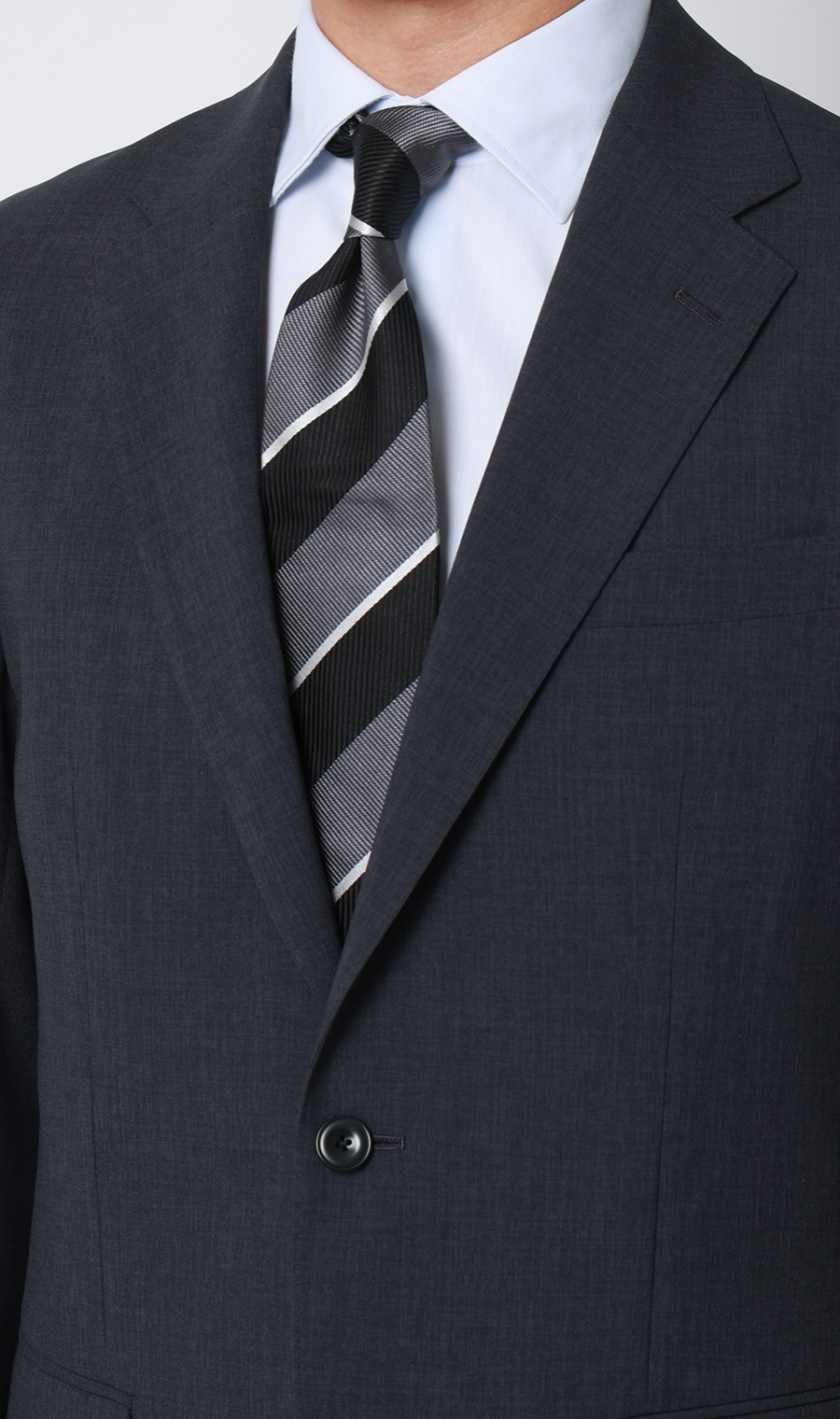 スタイリッシュスーツ【WEAR SHiFT】【ウォッシャブル】 ブルー 体型:YA体(スリム型),号数（身長）:3号(160cm)