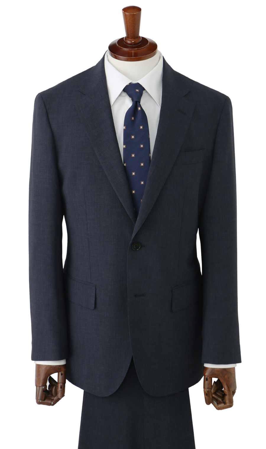 スタイリッシュスーツ【WEAR SHiFT】【ウォッシャブル】 ブルー 体型:YA体(スリム型),号数（身長）:3号(160cm)