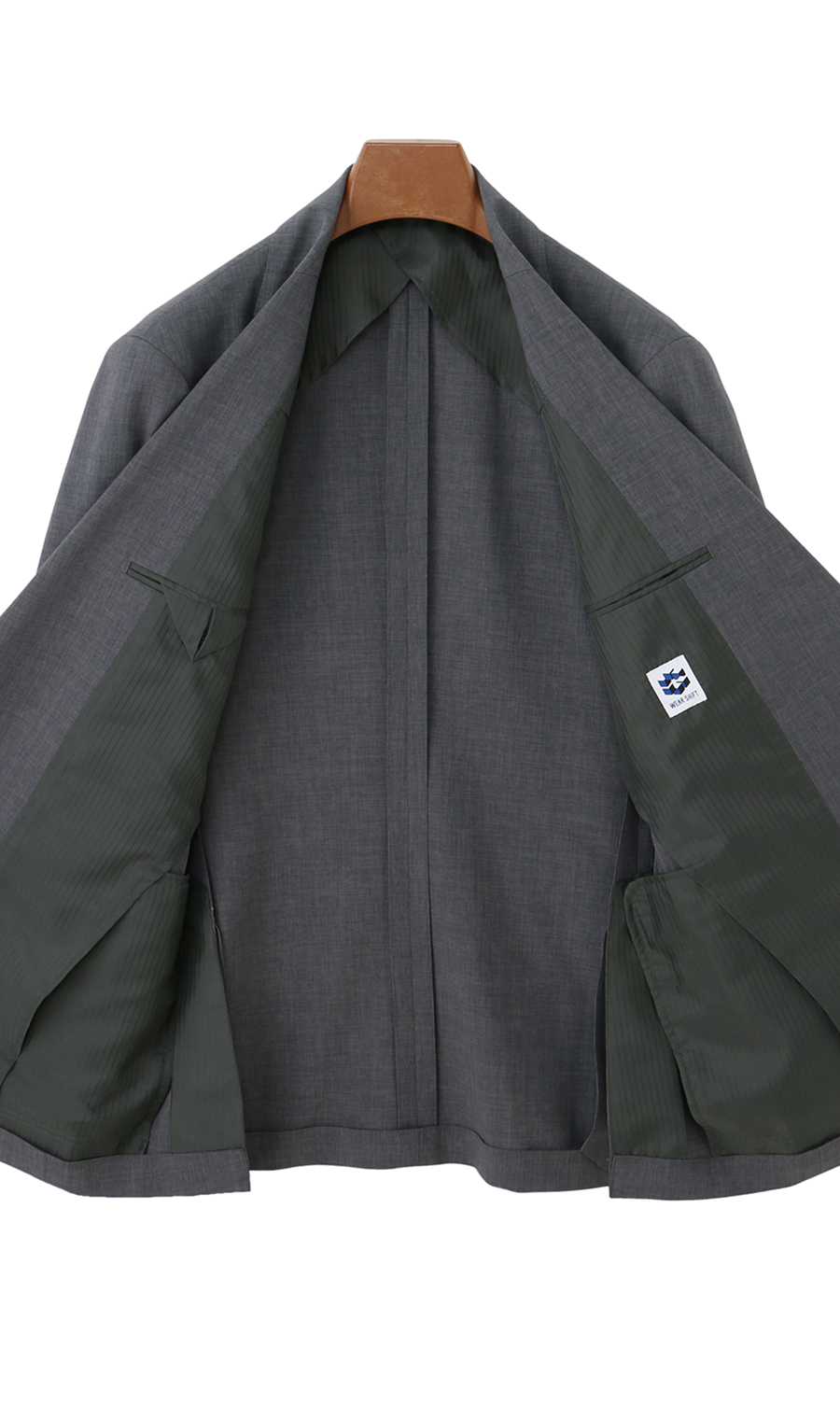 スタイリッシュスーツ【WEAR SHiFT】【ウォッシャブル】 グレー 体型:YA体(スリム型),号数(身長):3号(160cm)