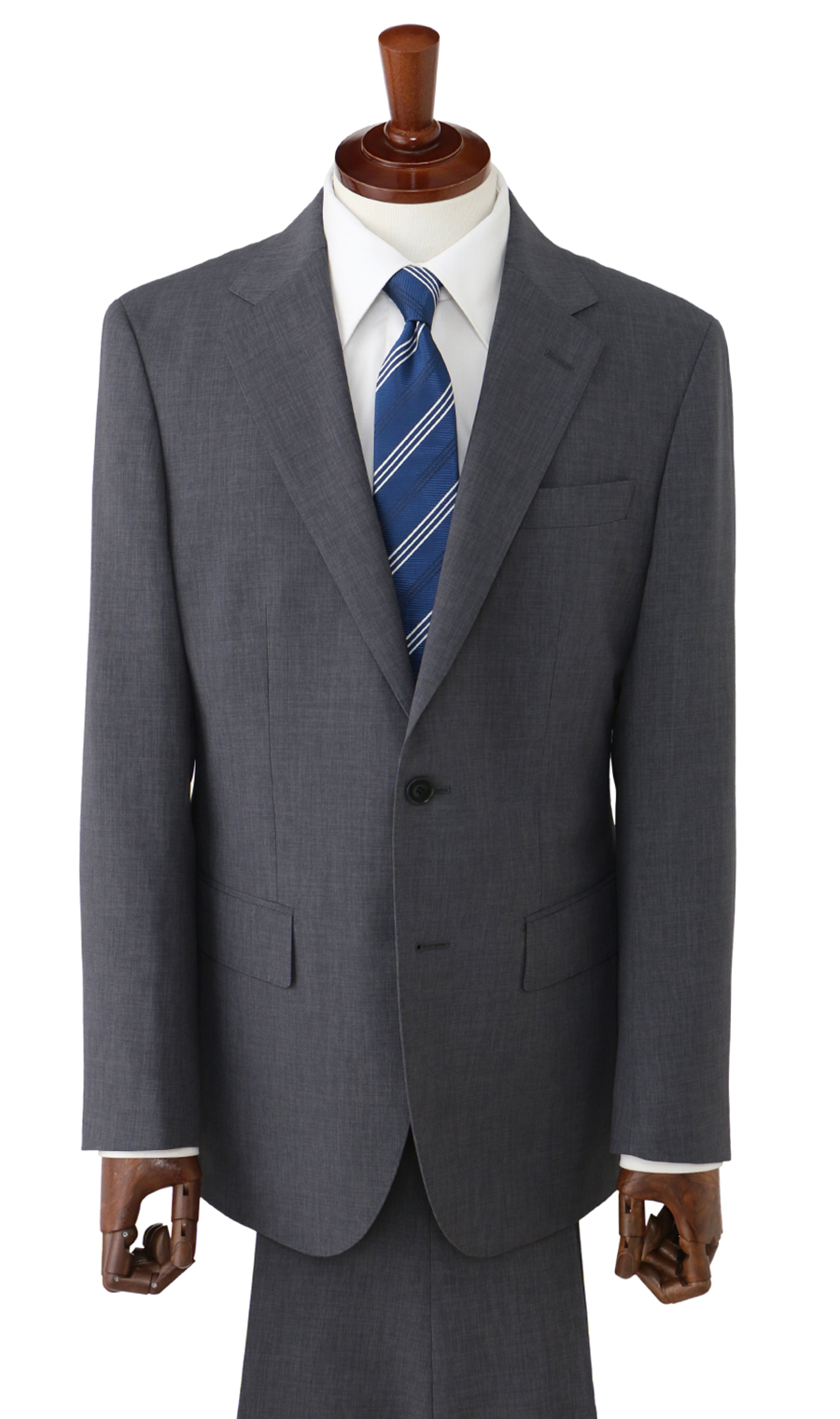 スタイリッシュスーツ【WEAR SHiFT】【ウォッシャブル】 グレー 体型:YA体(スリム型),号数（身長）:4号(165cm)