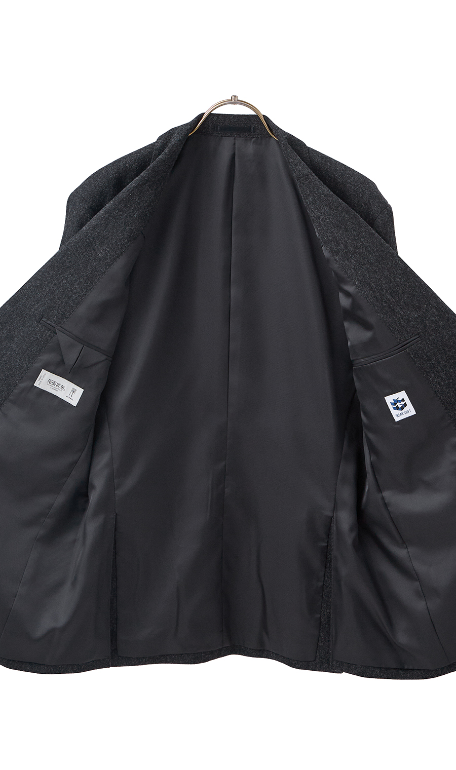スタイリッシュスーツ【WEAR SHiFT】 チャコール 体型:YA体(スリム型),号数（身長）:4号(165cm)