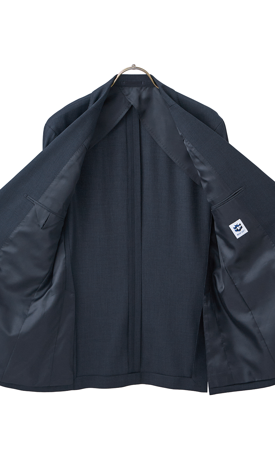 スタイリッシュスーツ【WEAR SHiFT】【ウォッシャブル】 ネイビー 体型:YA体(スリム型),号数（身長）:4号(165cm)