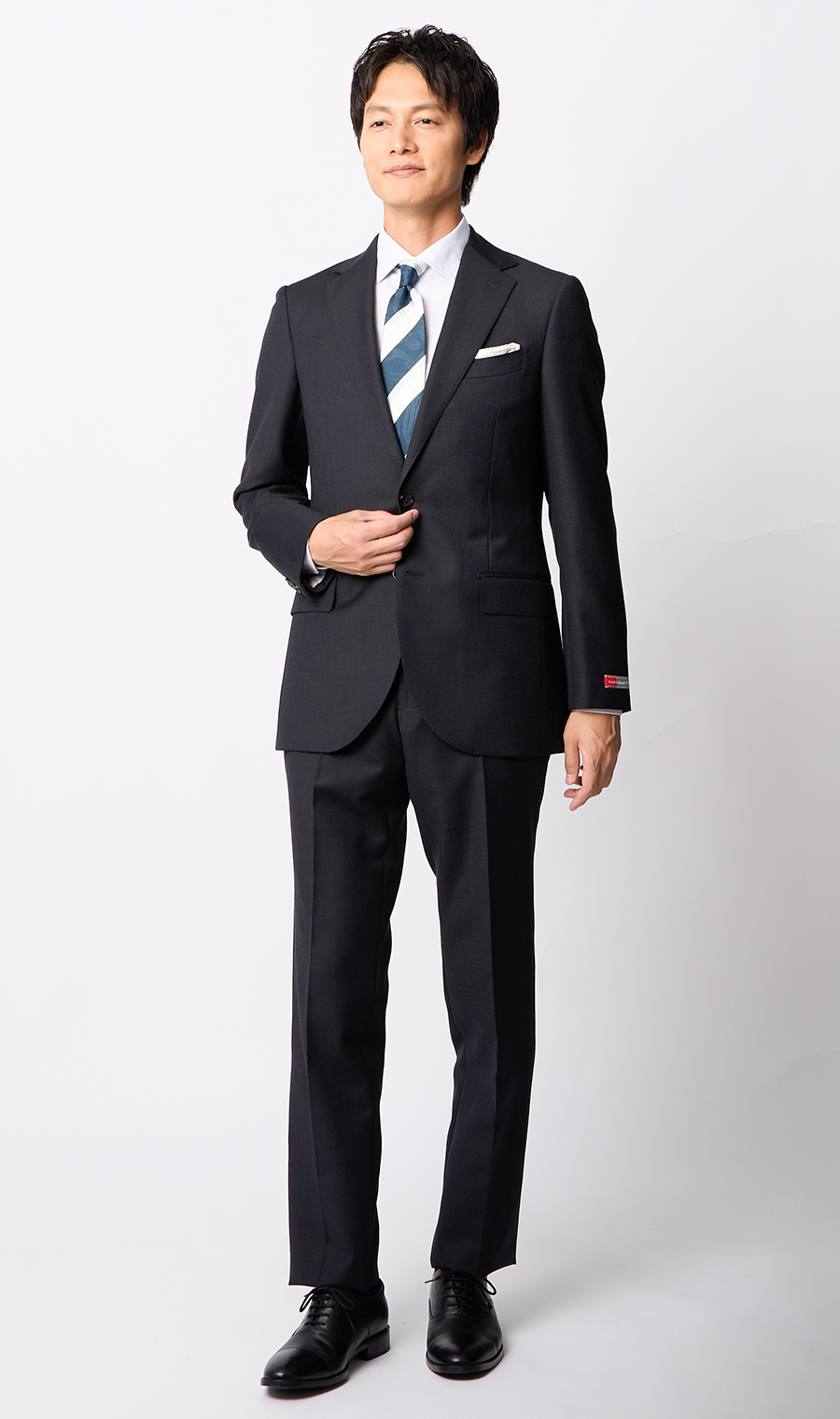 プレミアムスタイリッシュスーツ【御幸毛織】【made in Japan PRIDE】 グレー 体型:YA体(スリム型),号数(身長):3号(160cm)