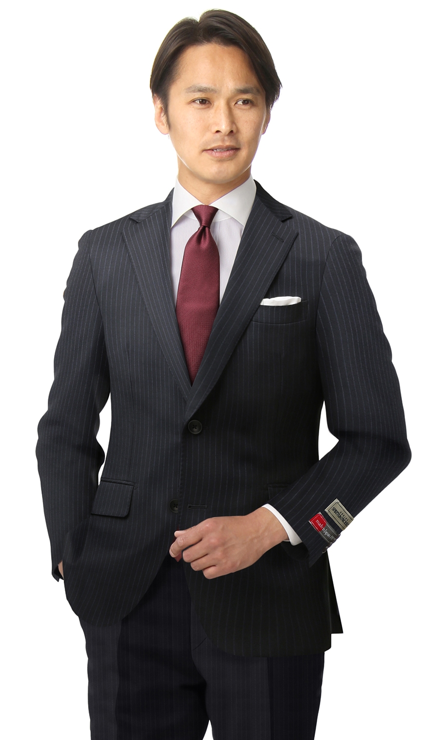 プレミアムスタイリッシュスーツ【御幸毛織】【made in Japan