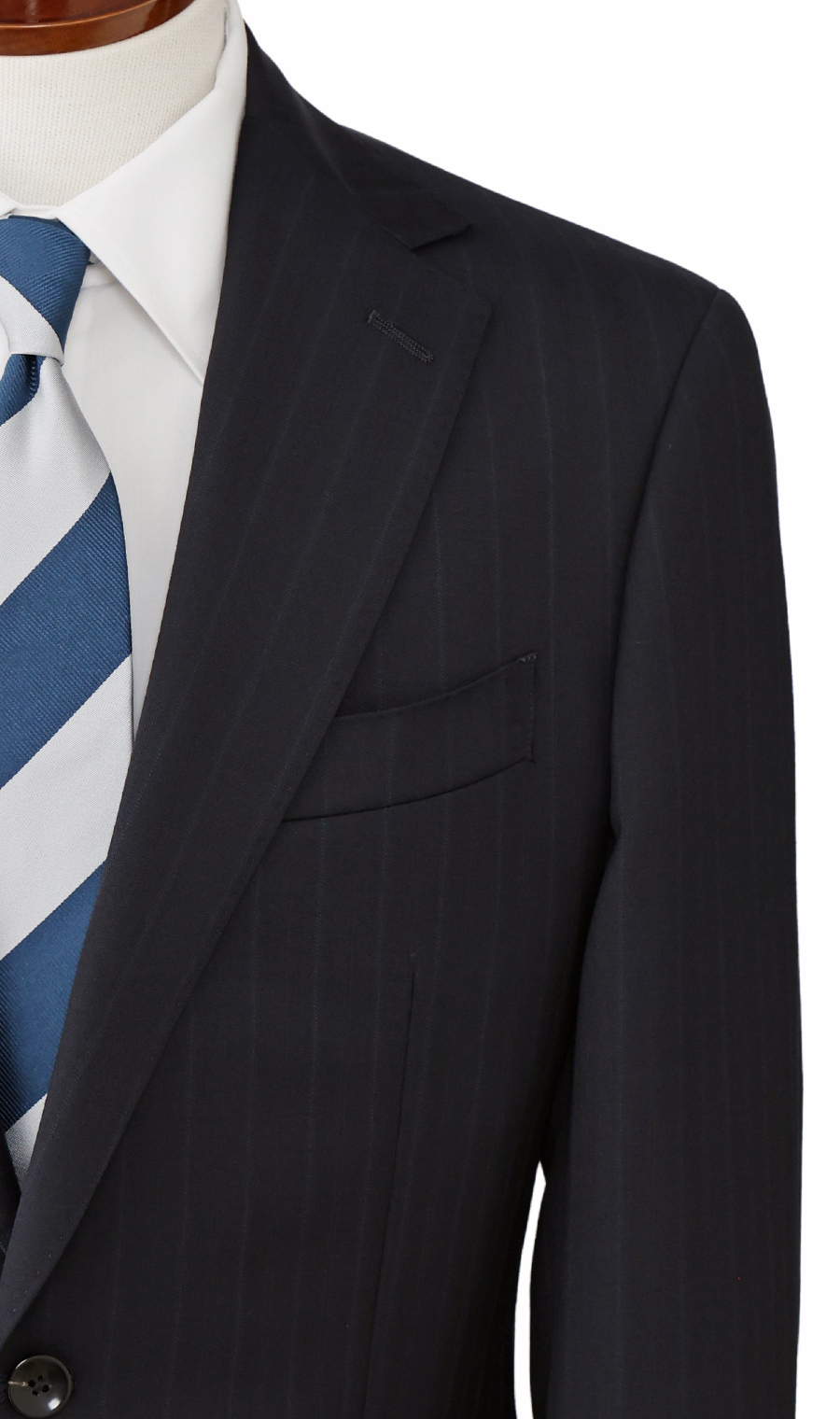 プレミアムスタイリッシュスーツ【御幸毛織】【made in Japan PRIDE】 ネイビー 体型:YA体(スリム型),号数（身長）:4号(165cm)