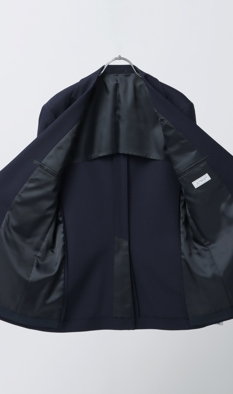 スタイリッシュスーツ【ウォッシャブル】 ネイビー系 体型:YA体(スリム型),号数（身長）:3号(160cm)